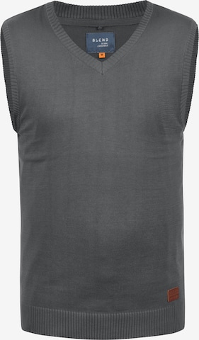 BLEND Sweater Vest 'Larsson' in Grey: front