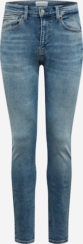 Calvin Klein Jeans Skinny Jeansy '016 SKINNY' w kolorze niebieski: przód