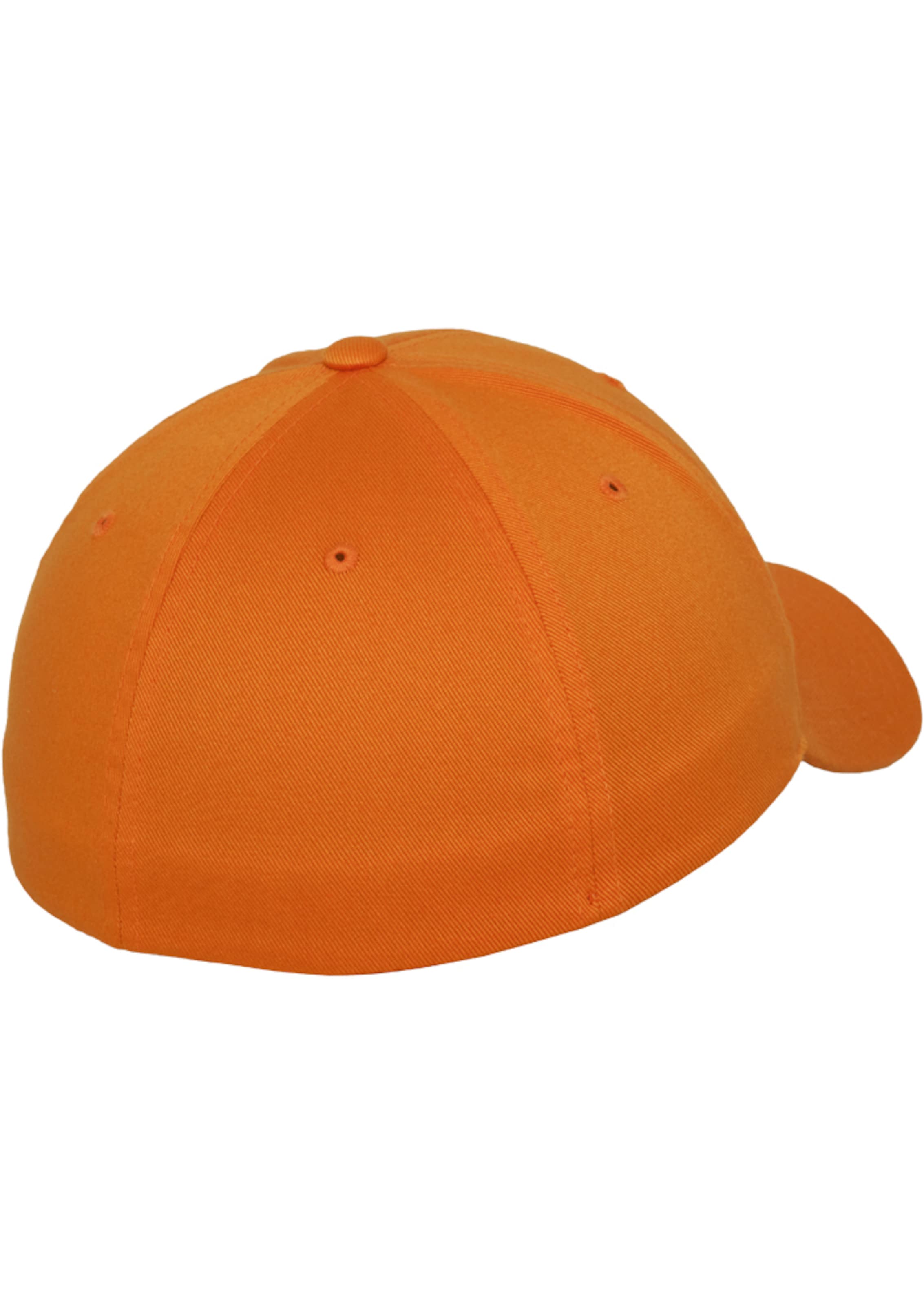 Flexfit Pet 'Wooly Combed' in Oranje