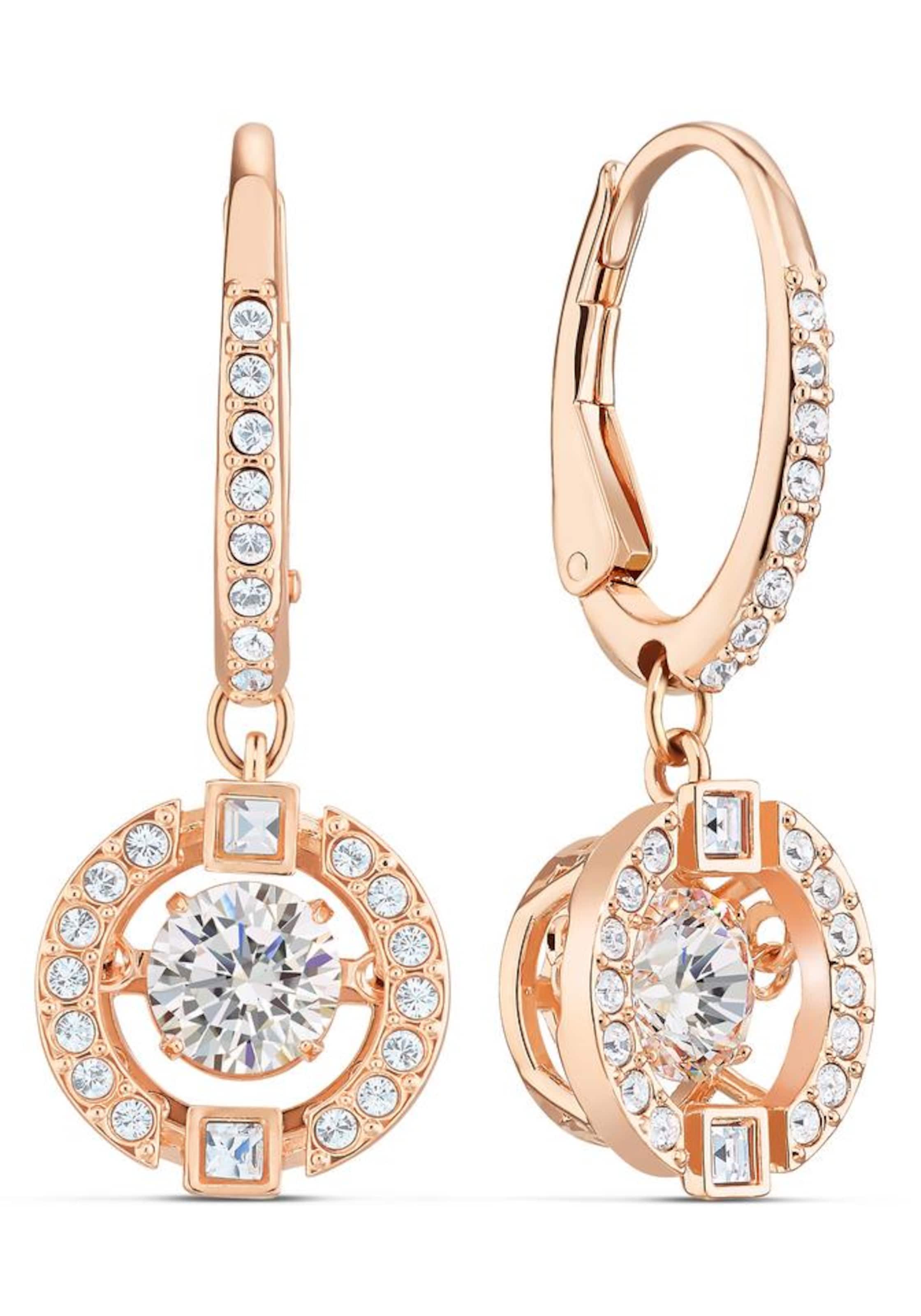 Swarovski Øreringe 'Una' i guld