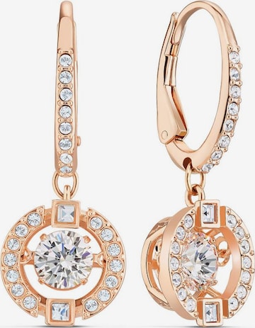 Boucles d'oreilles Swarovski en or