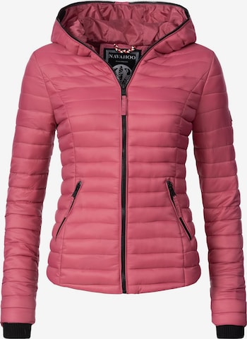 NAVAHOO Between-Season Jacket 'Kimuk' in Pink: front