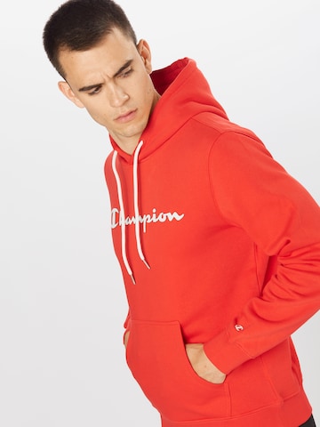 Champion Authentic Athletic Apparel Rovný strih Mikina - Červená