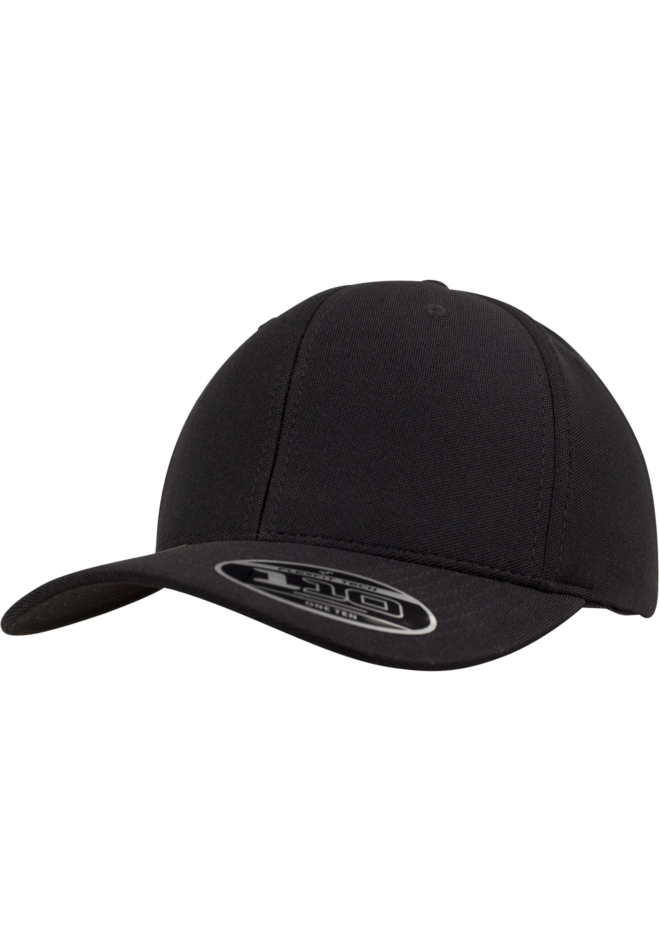 Flexfit Cap '110 Cool & Dry Mini' in Schwarz: Vorderseite