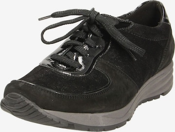 WALDLÄUFER Athletic Lace-Up Shoes in Black: front