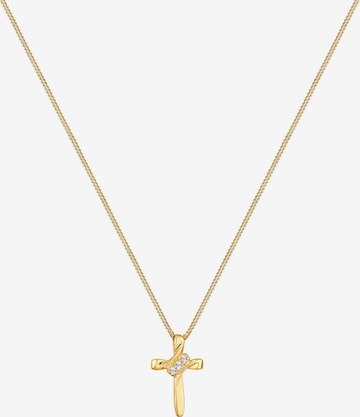 ELLI Kette 'Kreuz' in Gold: predná strana