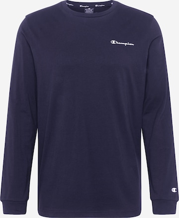 Champion Authentic Athletic Apparel Regular fit Shirt in Blauw: voorkant