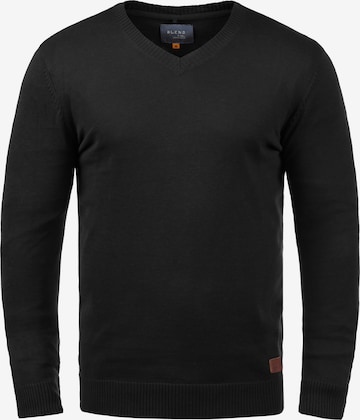 BLEND Sweater 'Lasse' in Black: front