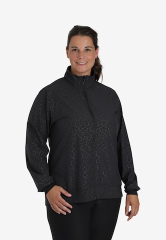 Q by Endurance Between-Season Jacket 'Saulina' in Black: front