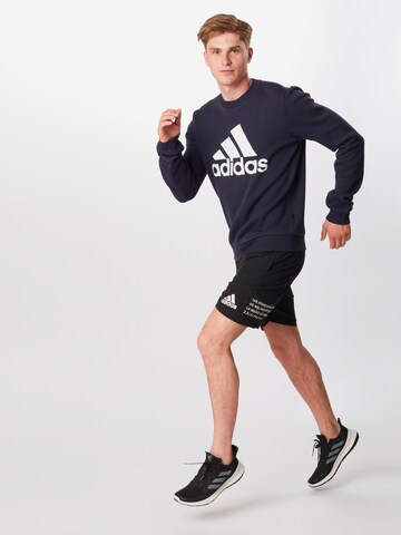 ADIDAS SPORTSWEAR Regular fit Športna majica 'Bos Crew' | modra barva