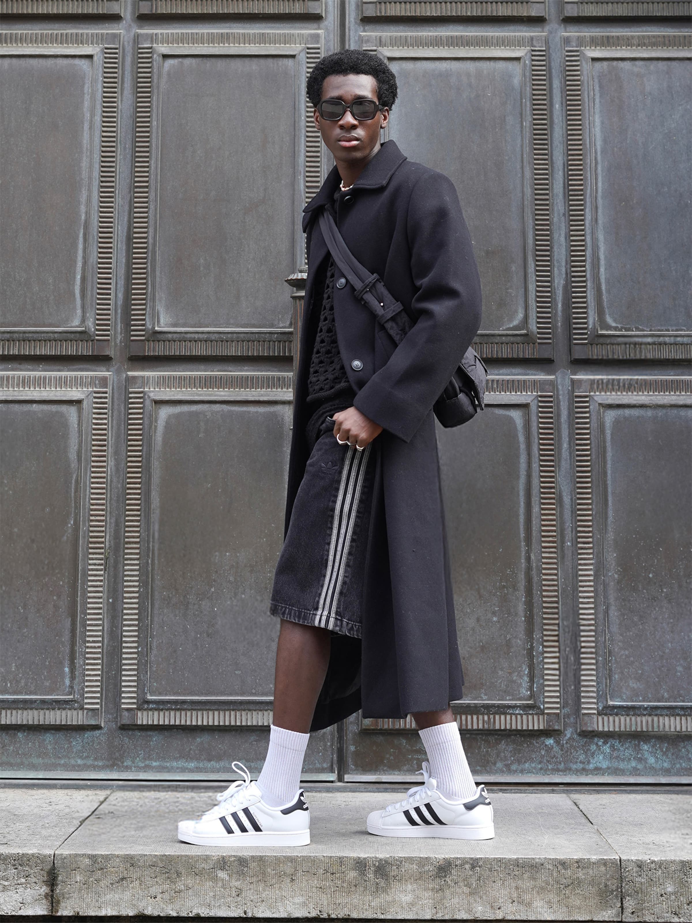 Julien A. - Black Denim Look by adidas Originals