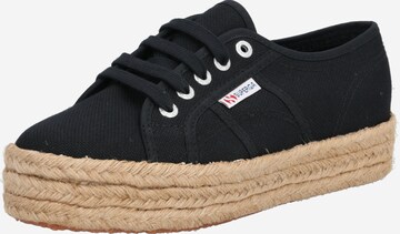 Sneaker bassa 'Cotrop' di SUPERGA in nero: frontale