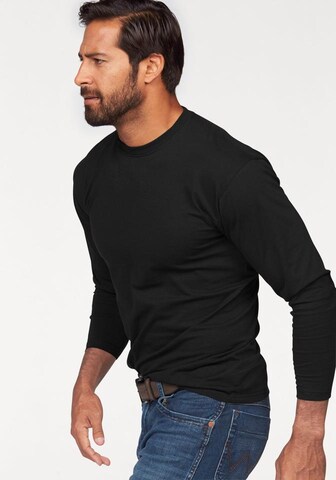 FRUIT OF THE LOOM Shirt in Black
