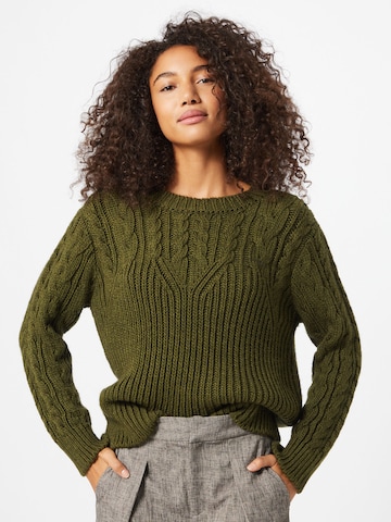 Pull-over 'Perle' ABOUT YOU en vert : devant