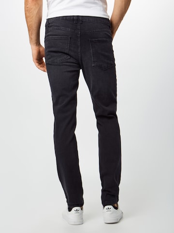 Urban Classics Regular Jeans in Schwarz: zadná strana