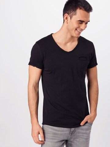 Key Largo - Camiseta 'Soda' en negro: frente