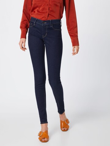 Coupe slim Jean 'Innovation Super Skinny' LEVI'S ® en bleu : devant