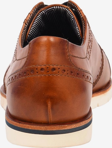 HECHTER PARIS Lace-Up Shoes 'Geneve Light' in Brown