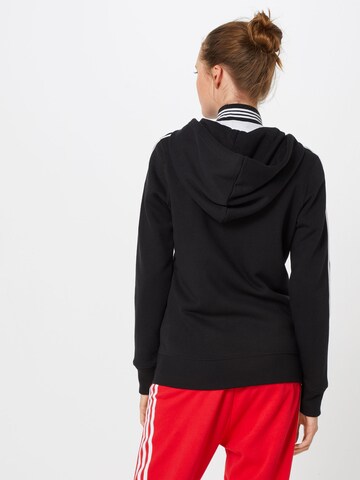 ADIDAS ORIGINALS Bluza rozpinana '3 Stripes' w kolorze czarny: tył