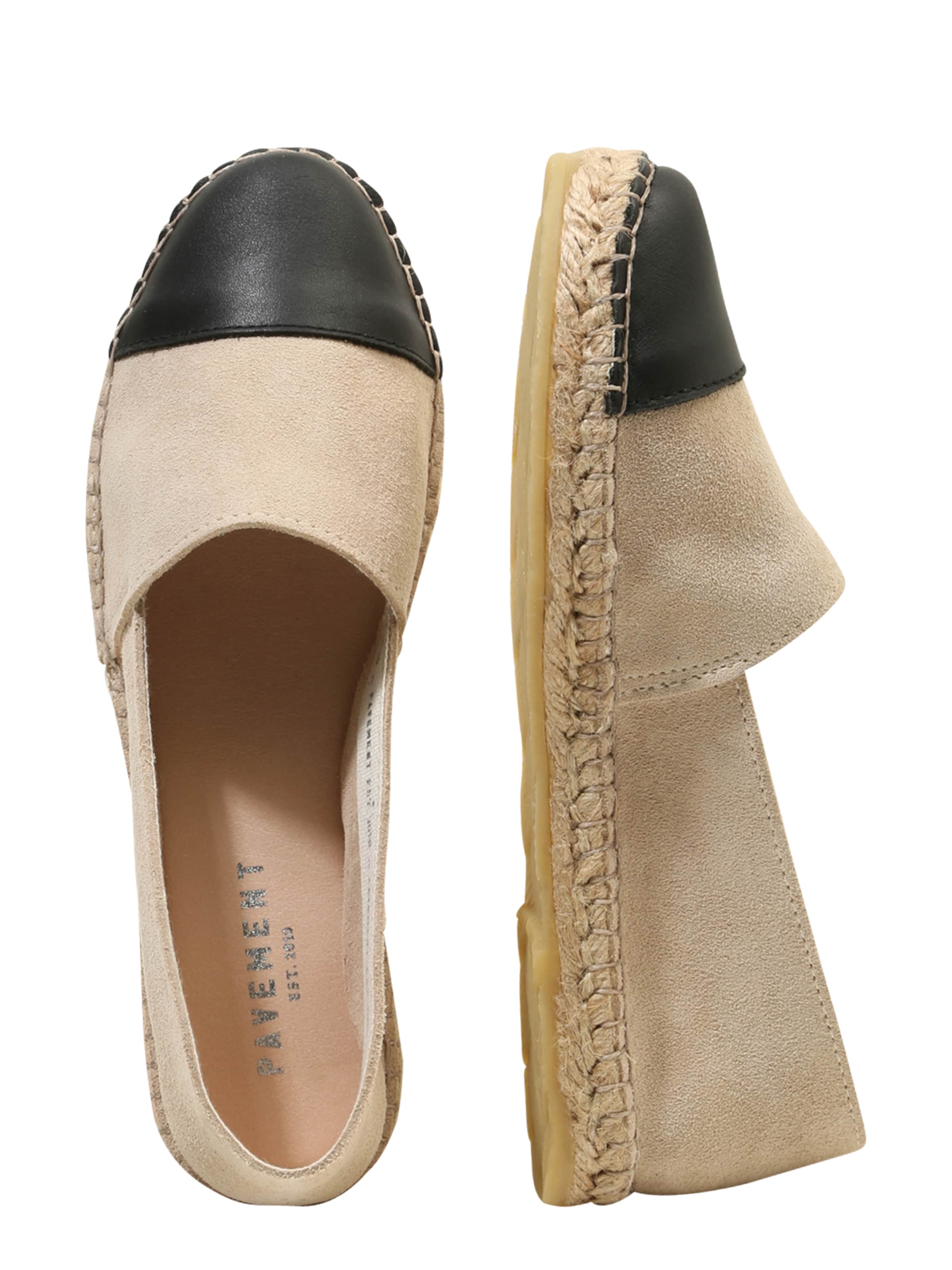 PAVEMENT - Alpargatas 'Nanna' en beige: lado