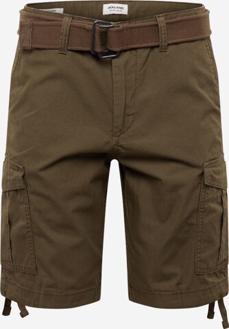 JACK & JONES - Pantalón cargo 'Charlie' en verde: frente