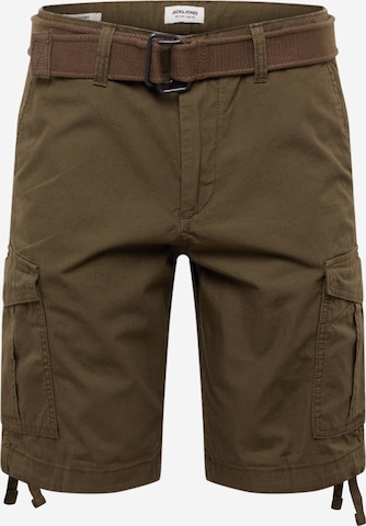 JACK & JONES Cargo Pants 'Charlie' in Green: front