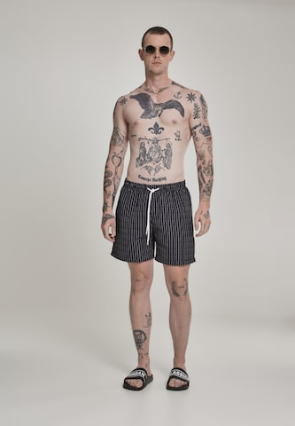 Mister Tee Swimming shorts 'Fuck You' in Black: front