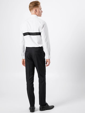 Coupe slim Costume 'JPRSOLARIS SUIT' JACK & JONES en noir : derrière