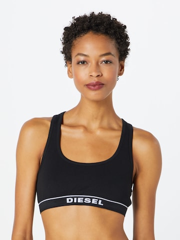 DIESEL Bustier BH 'Miley' in Zwart: voorkant