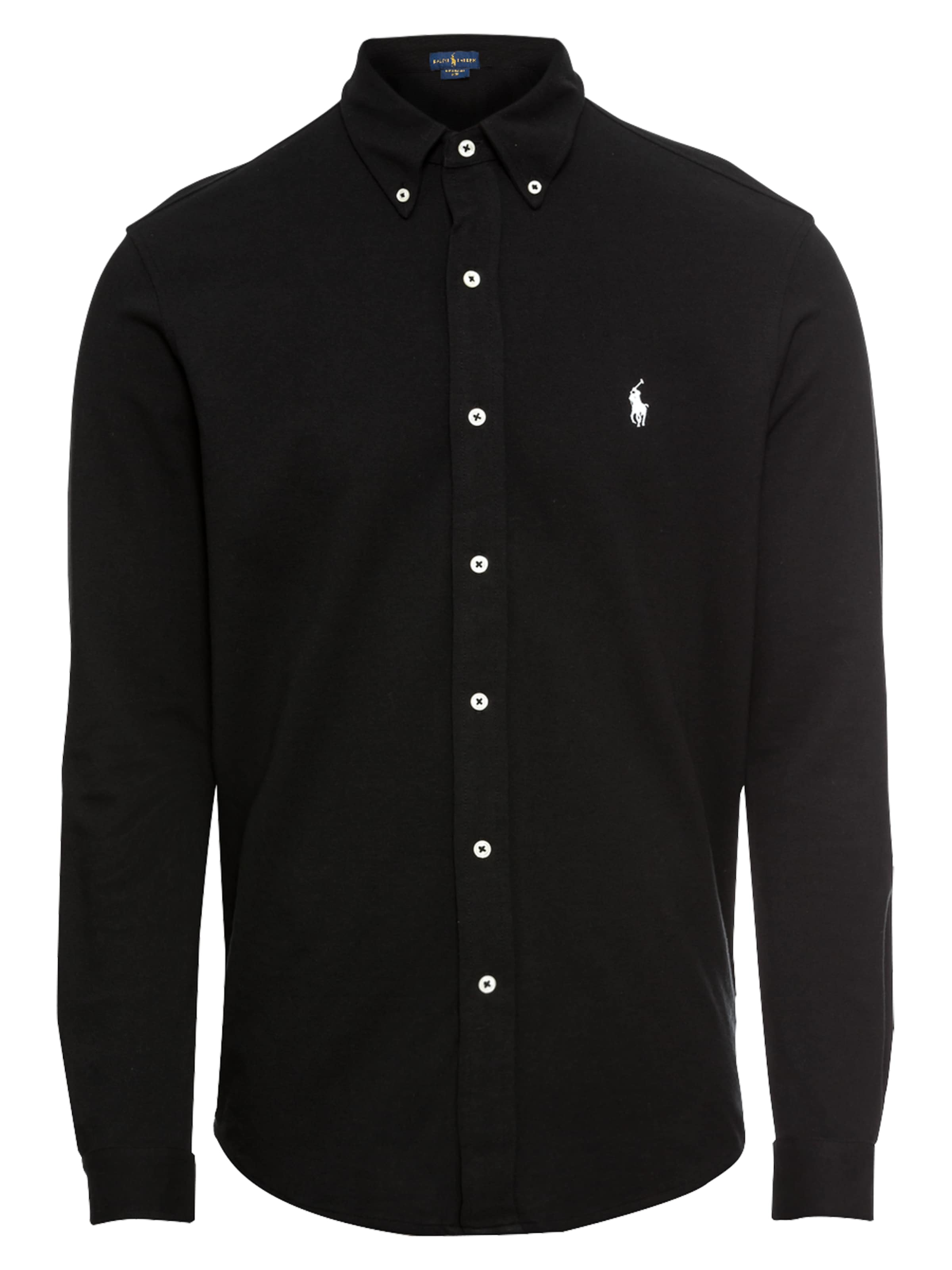Polo Ralph Lauren Regularny krój Koszula w kolorze czarny: przód