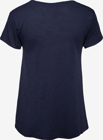 AMERICAN VINTAGE Jacksonville – Basic Tee in Blau: zadná strana