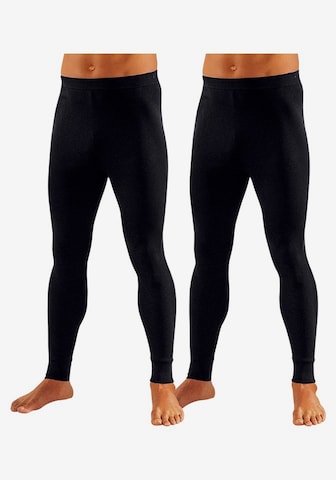 CLIPPER Long Johns in Black: front