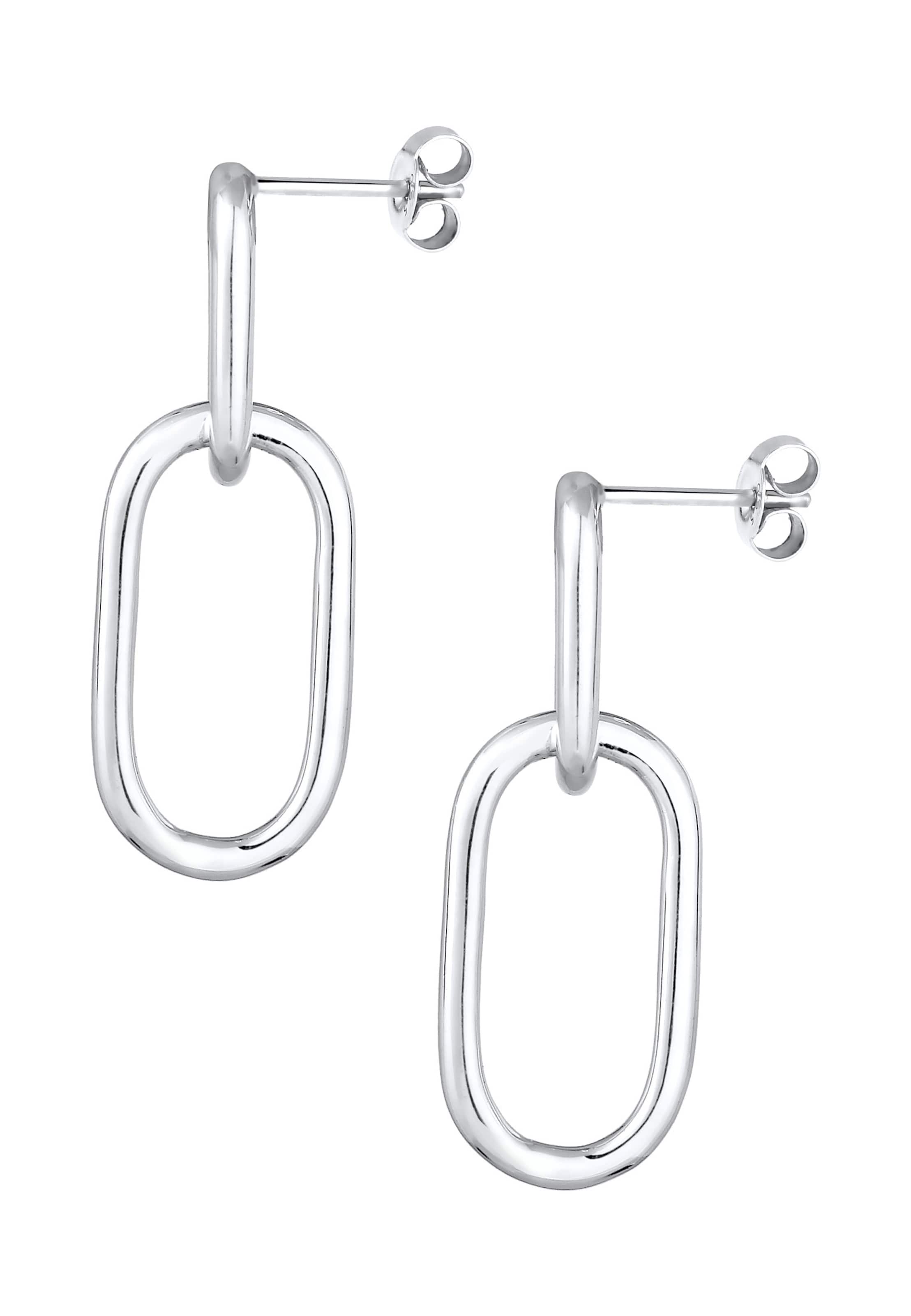 ELLI Earrings 'Geo' in Silver