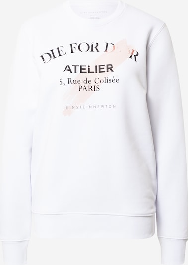 EINSTEIN & NEWTON Sweatshirt 'Rose Atelier' in pastellpink / schwarz / weiß, Produktansicht