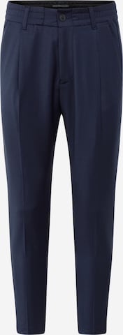 DRYKORN Regular Pleat-Front Pants 'Chasy' in Blue: front