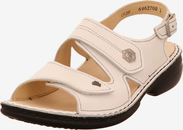 Finn Comfort Sandals in Beige: front