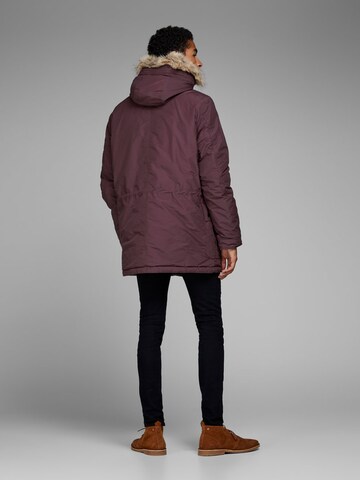 JACK & JONES Winterparka in Rood