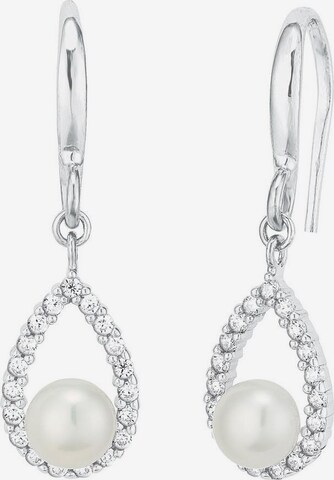 AMOR Earrings 'Tropfen' in Silver: front