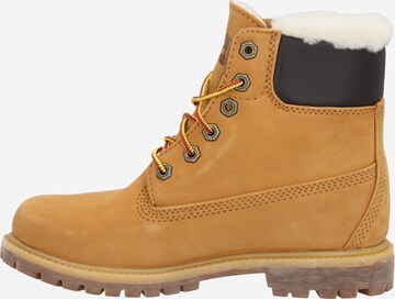 TIMBERLAND Stövlett med snörning i brun