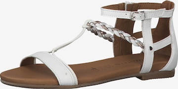 TAMARIS Remienkové sandále - biela