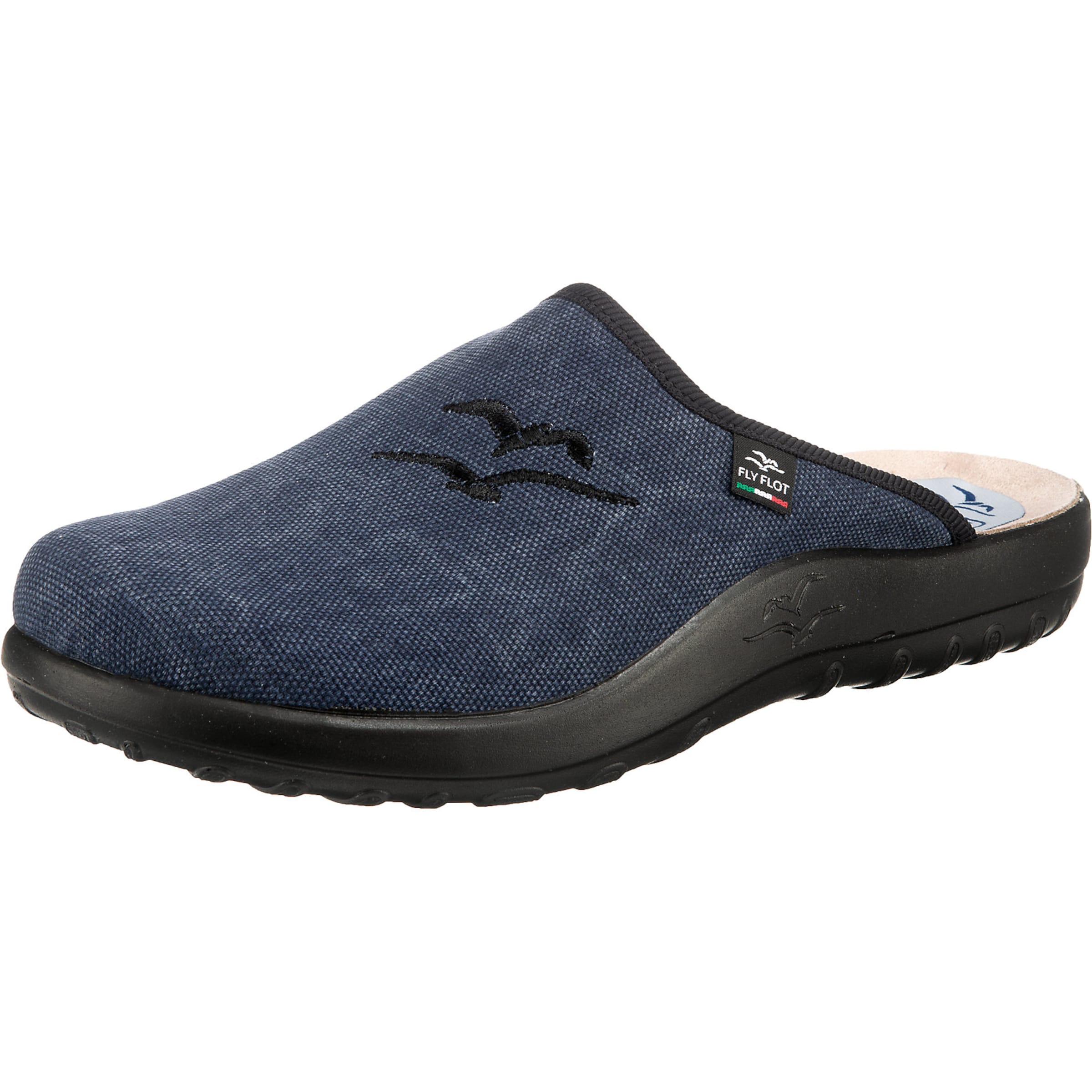 Männer Offene Schuhe FLY FLOT Pantoffeln in Blau - HK36489