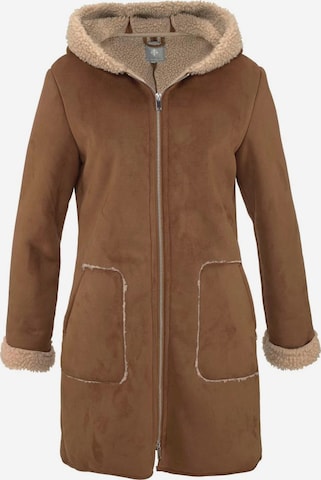 Aniston CASUAL Between-Seasons Parka in Brown: front