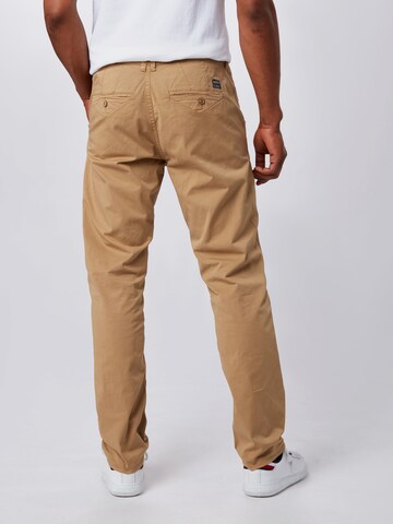 BLEND Slim fit Chino Pants 'Noos' in Beige