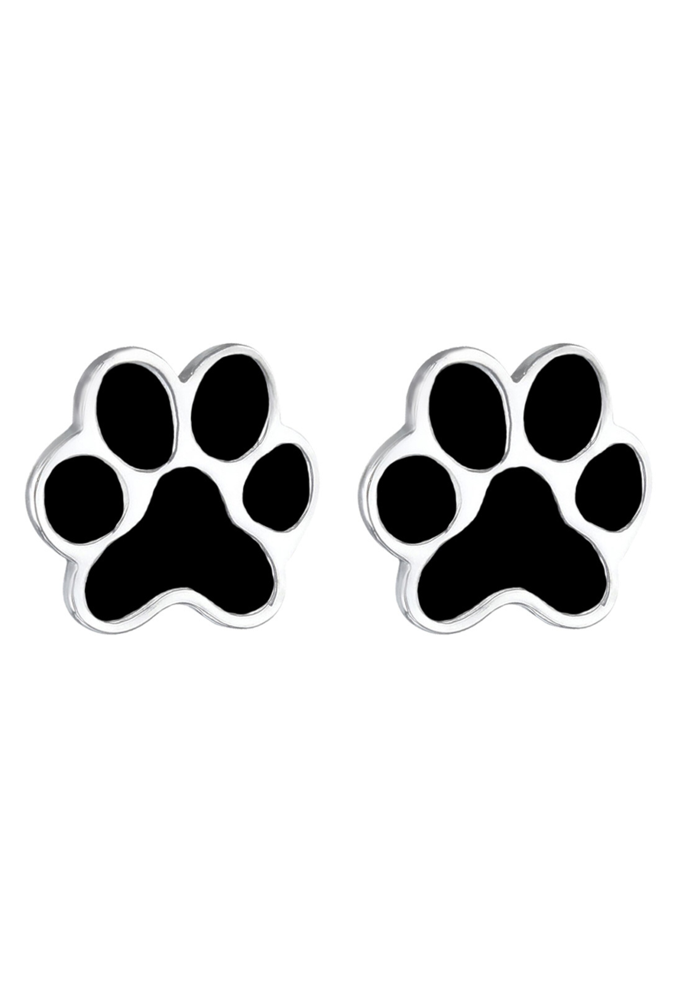 ELLI Earrings 'Pfote' in Silver