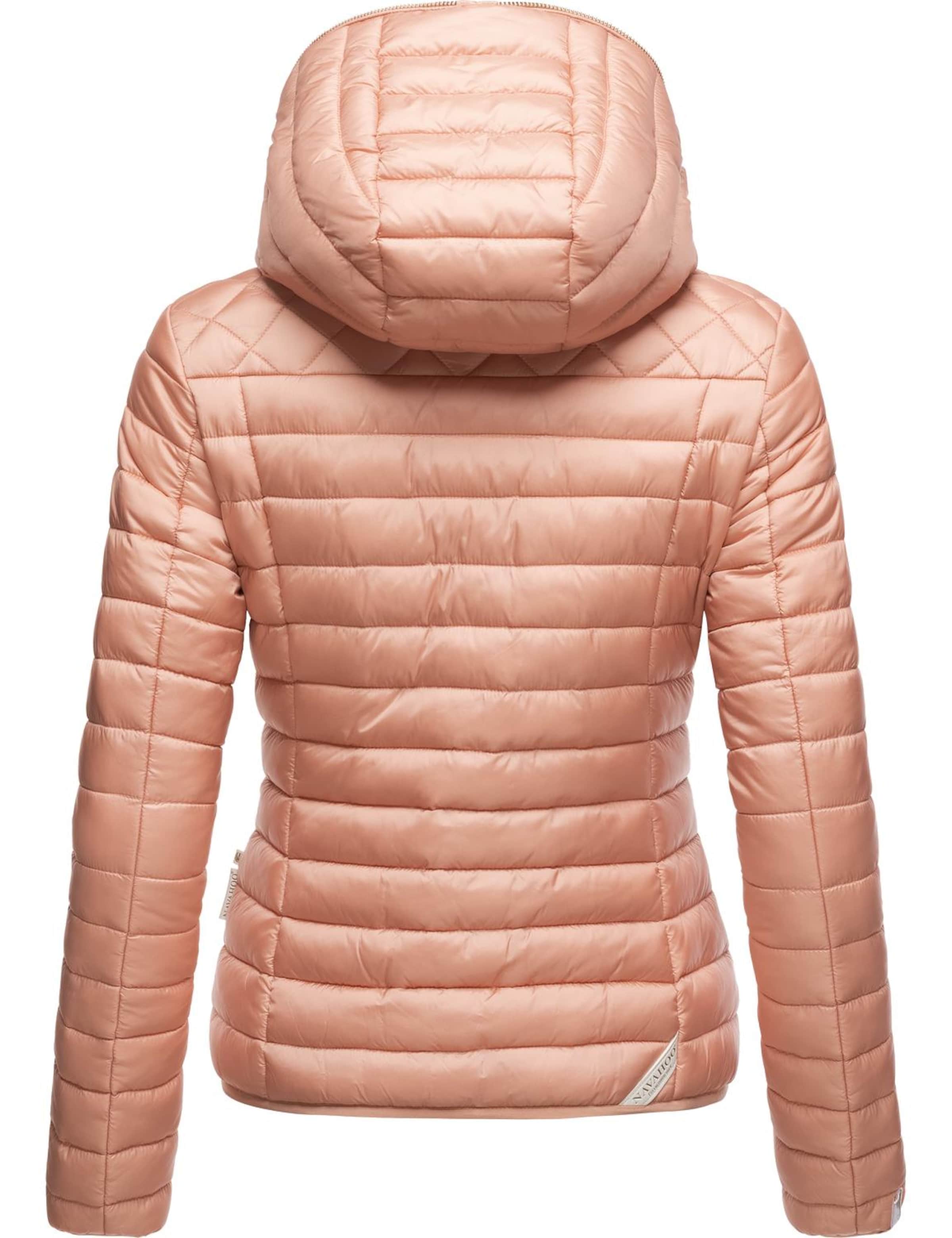 NAVAHOO Prechodná bunda 'Ich Bin Hübsch' - Ružová