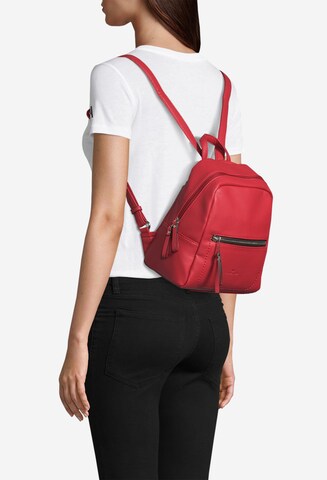 TOM TAILOR Backpack 'Tinna' in Red