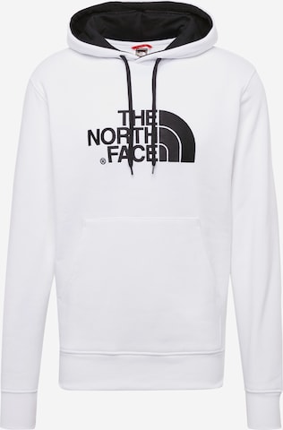 THE NORTH FACE Regular Fit Sweatshirt 'Drew Peak' i hvid: forside