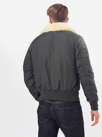 ALPHA INDUSTRIES Prechodná bunda 'Injector III' - Sivá