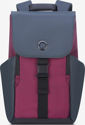 Delsey Paris Rucksack 'Securflap' in Blau: predná strana