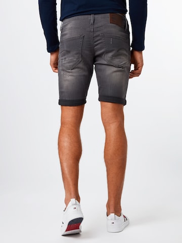 G-Star RAW Slimfit Shorts '3301' in Grau: zadná strana